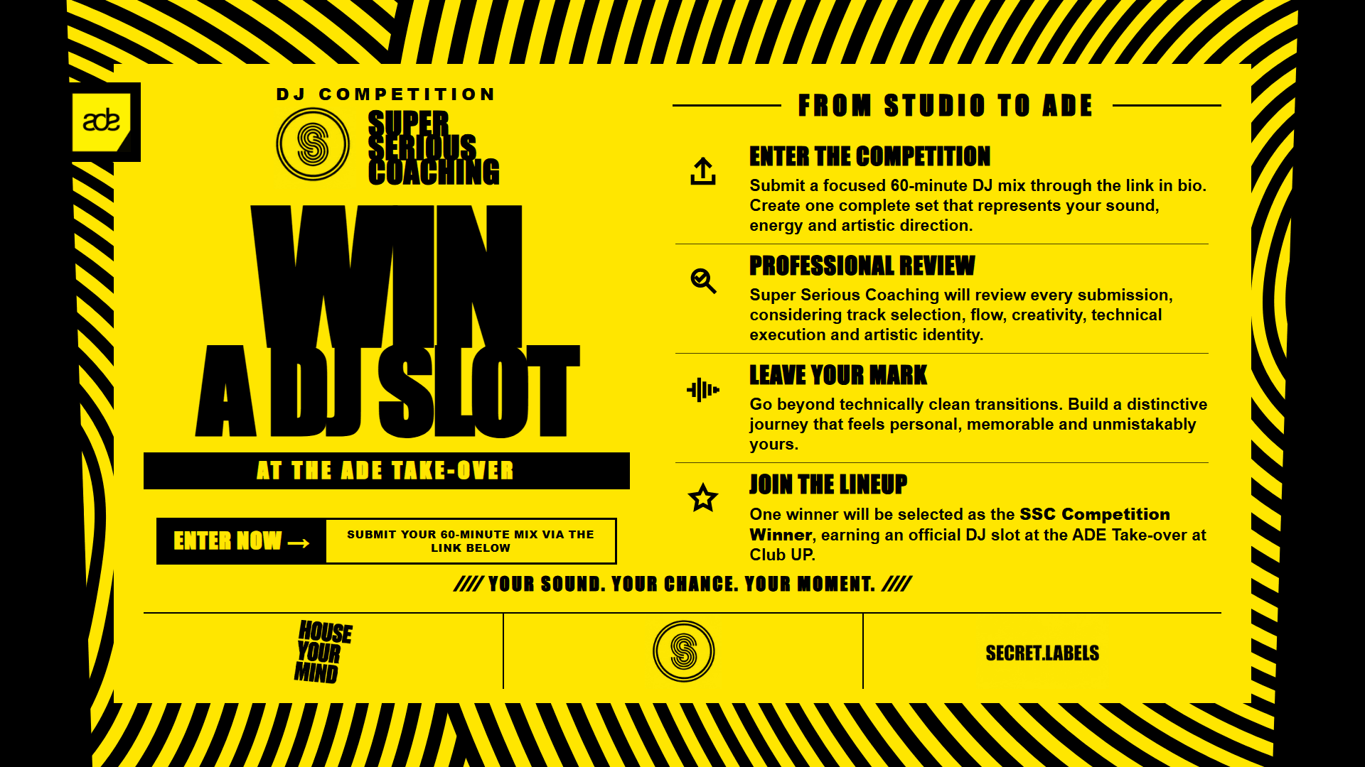 Be Part of SSC History at ADE! 